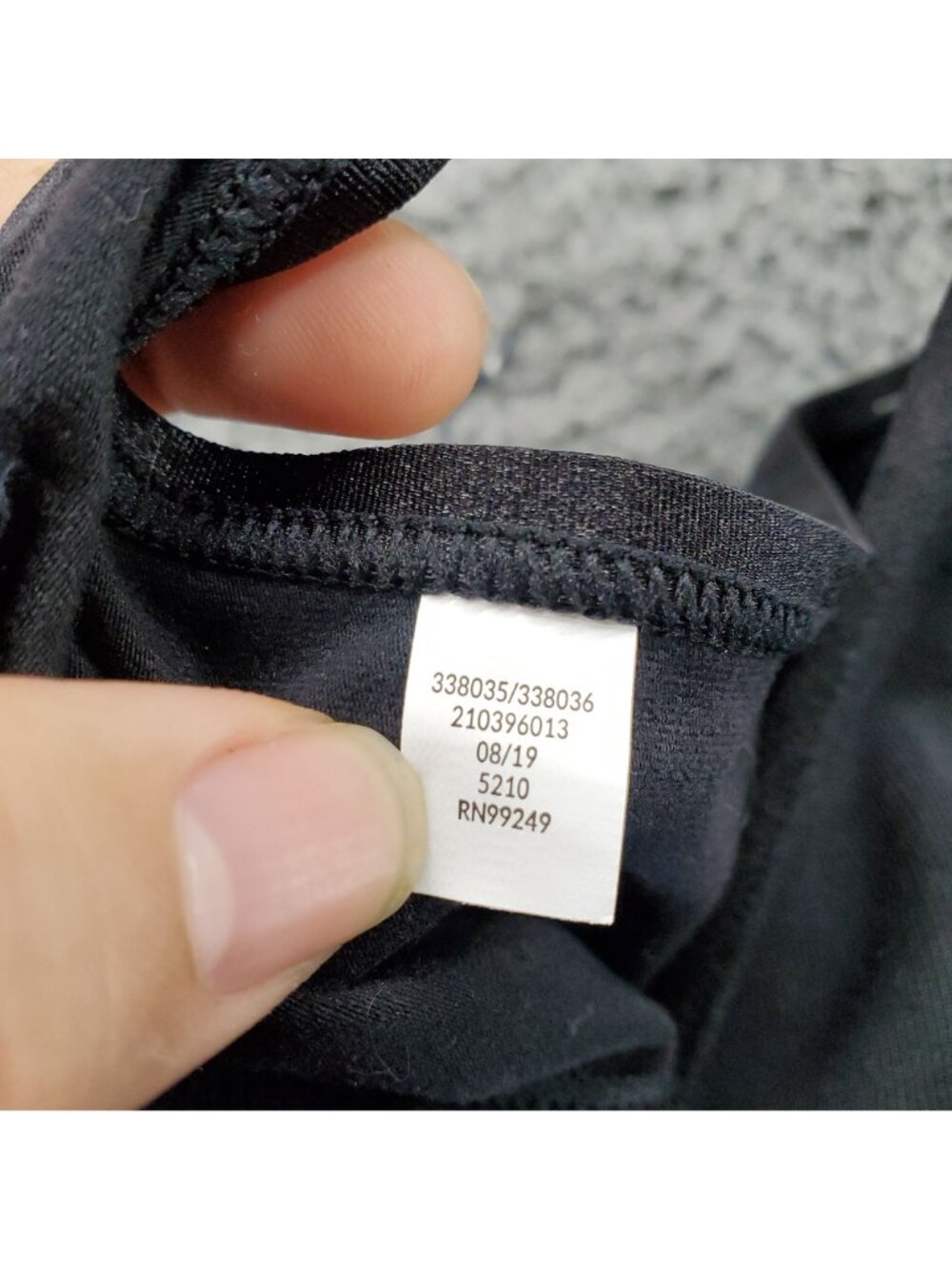 Catherines Bra Womens 44C Black No-Wire Cotton Front-Close *NWT* - Picture 5 of 9